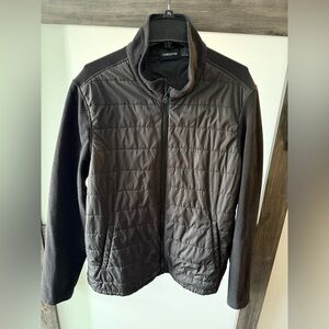 Claiborne Quilted Lightweight Full‑Zip Jacket in Black